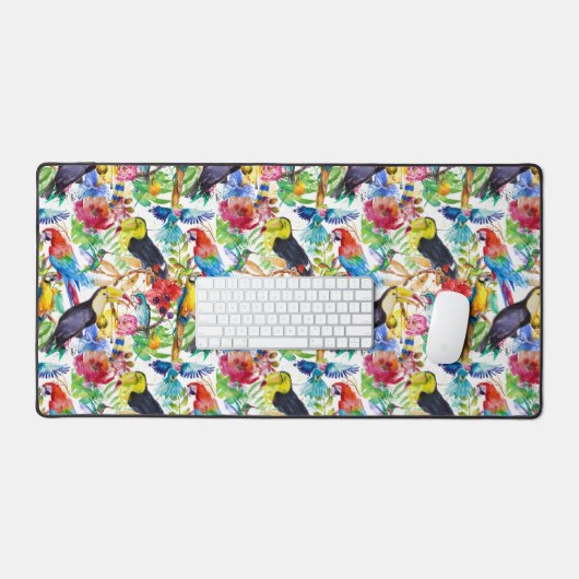 Kleurrijke Waterverf Bureaumat (Keyboard & Muis)