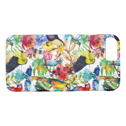 Kleurrijke Waterverf Case-Mate iPhone Case (Achterkant (Horizontaal))