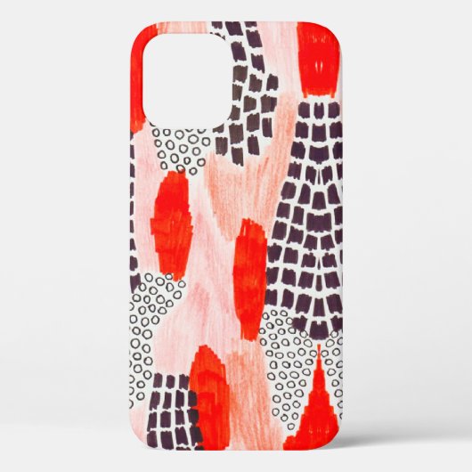 Kleurrijke waterverf Case-Mate iPhone case (Achterkant)