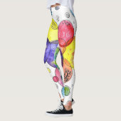 Kleurrijke Waterverf Circles Abstract Leggings (Links)