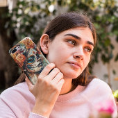 Kleurrijke Waterverf Dia de los Muertos Catrina Case-Mate iPhone Case