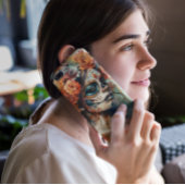 Kleurrijke Waterverf Dia de los Muertos Catrina Case-Mate iPhone Case
