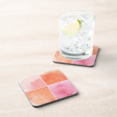 kleurrijke waterverf drankjes onderzetter (Rechterzijde)