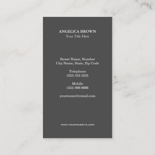 Kleurrijke Waterverf en witte vlinder Visitekaartje (Achterkant)