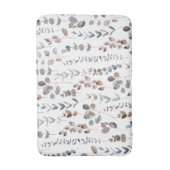 Kleurrijke Waterverf Eucalyptus Leaves Badmat (Voorkant Verticaal)