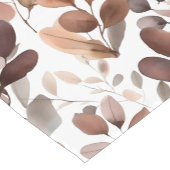 Kleurrijke Waterverf Eucalyptus Leaves Rustic Boho Korte Tafelloper (Hoek)