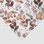 Kleurrijke Waterverf Eucalyptus Leaves Rustic Boho Tissuepapier (Detail)