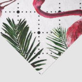 Kleurrijke Waterverf Flamingo serie ontwerp 17 Tissuepapier (Detail)