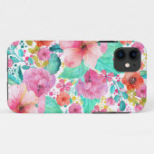 Kleurrijke Waterverf Floral Collage Case-Mate iPhone Case (Achterkant (horizontaal))