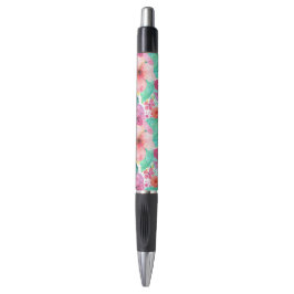 Kleurrijke Waterverf Floral Collage Pen