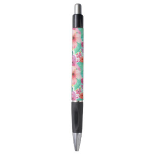 Kleurrijke Waterverf Floral Collage Pen