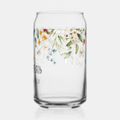 Kleurrijke Waterverf Floral Drop Special Mom-to-be Blikvorm Glas (Links)