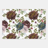 Kleurrijke Waterverf Floral Inpakpapier Vel (Voorkant)