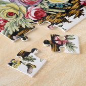 Kleurrijke Waterverf Floral Legpuzzel (Zijkant)