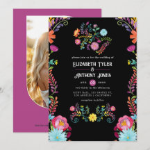 Kleurrijke Waterverf Floral Mexican Fiesta Wedding