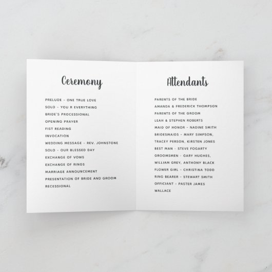 Kleurrijke Waterverf Floral Mexican Fiesta Wedding Programma (Binnen)