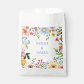 Kleurrijke Waterverf Floral Wedding Bedankzakje (Voorkant)