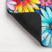 Kleurrijke Waterverf Flower Art Muismat (Hoek)