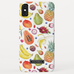 Kleurrijke Waterverf Fruit Patroon Custom Case-Mate iPhone Case