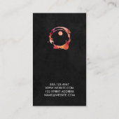 Kleurrijke Waterverf geborstelde wijn Visitekaartje (Achterkant)