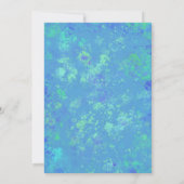 Kleurrijke Waterverf geit thema verjaardagsfeestje Kaart (Achterkant)