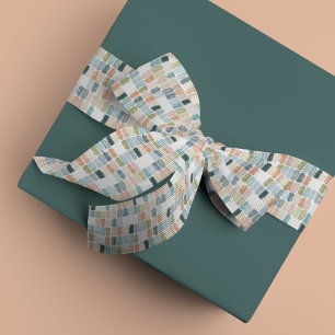 Kleurrijke Waterverf geschilderde juwelen Satijnen Lint