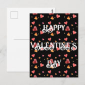 Kleurrijke Waterverf Harten Briefkaart (Voorkant / Achterkant)