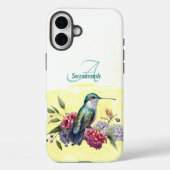 Kleurrijke Waterverf Hummingbird Gepersonaliseerd Case-Mate iPhone Case (Achterkant)