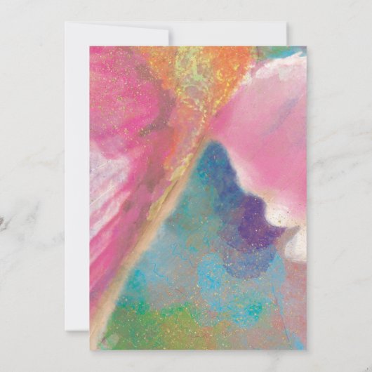 Kleurrijke Waterverf Hummingvogels Bewaar de datum (Achterkant)