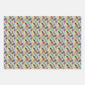 Kleurrijke Waterverf Inpakpapier Vel (Voorkant)