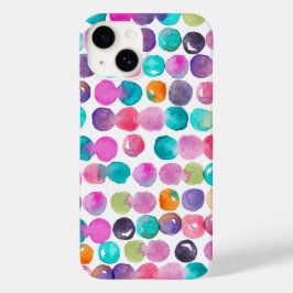 Kleurrijke Waterverf iPhone Hoes – Esthetische Vib