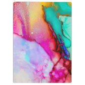 Kleurrijke Waterverf Klembord (Achterkant)