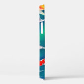 Kleurrijke Waterverf Koi Vis in Vijver Case-Mate iPhone Case (Achterkant / Rechts)