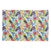 Kleurrijke Waterverf Kussensloop (Achterkant-Links)