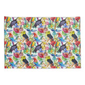 Kleurrijke Waterverf Kussensloop (Achterkant-Rechts)