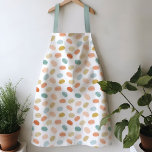 Kleurrijke Waterverf Macarons Schort<br><div class="desc">Speels schort om te bakken,  maken,  noem maar op! Met een leuk waterverf macaron patroon. Maakt voor een mooi cadeau of ophangen aan uw muur tot het volgende gebruik!</div>