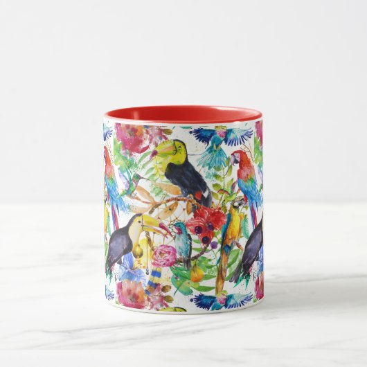 Kleurrijke Waterverf Mok (Midden)