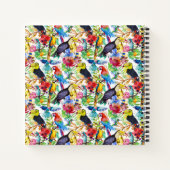 Kleurrijke Waterverf Notitieboek (Achterkant)