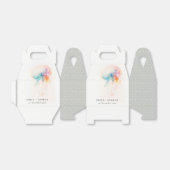 Kleurrijke Waterverf onderwater kwal bruiloft Bedankdoosjes (Uitgevouwen)