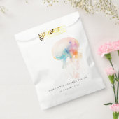 Kleurrijke Waterverf onderwater kwal bruiloft Bedankzakje (Gezegeld)