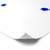 Kleurrijke Waterverf Orca Poster (Hoek)