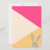 Kleurrijke Waterverf paasbrunch uitnodiging (Achterkant)