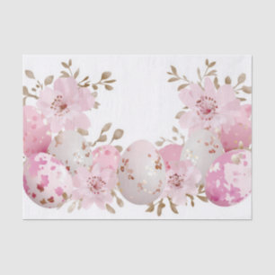 Kleurrijke waterverf paaseieren tissuepapier