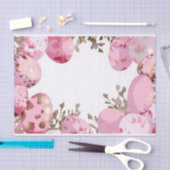 Kleurrijke waterverf paaseieren tissuepapier (Craft)