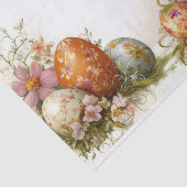 Kleurrijke waterverf paaseieren tissuepapier (Detail)