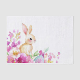 Kleurrijke waterverf paaseieren tissuepapier