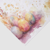 Kleurrijke waterverf paaseieren tissuepapier (Detail)