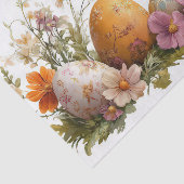 Kleurrijke waterverf paaseieren tissuepapier (Detail)