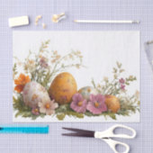 Kleurrijke waterverf paaseieren tissuepapier (Craft)