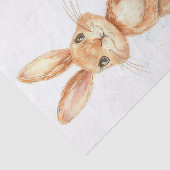 Kleurrijke waterverf paashaas en eieren tissuepapier (Detail)